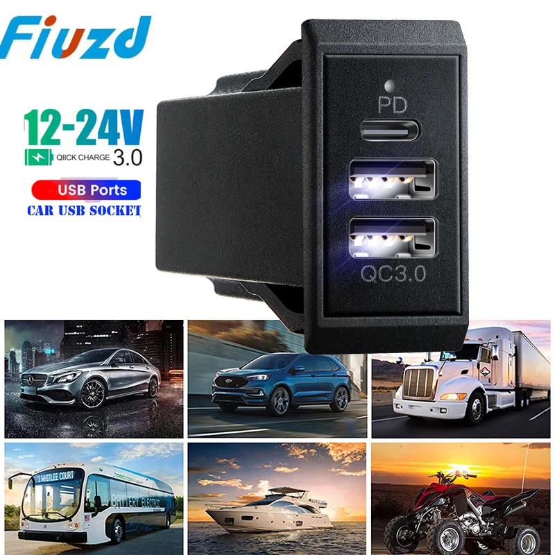 Fast Charging USB Car Charger Adapter