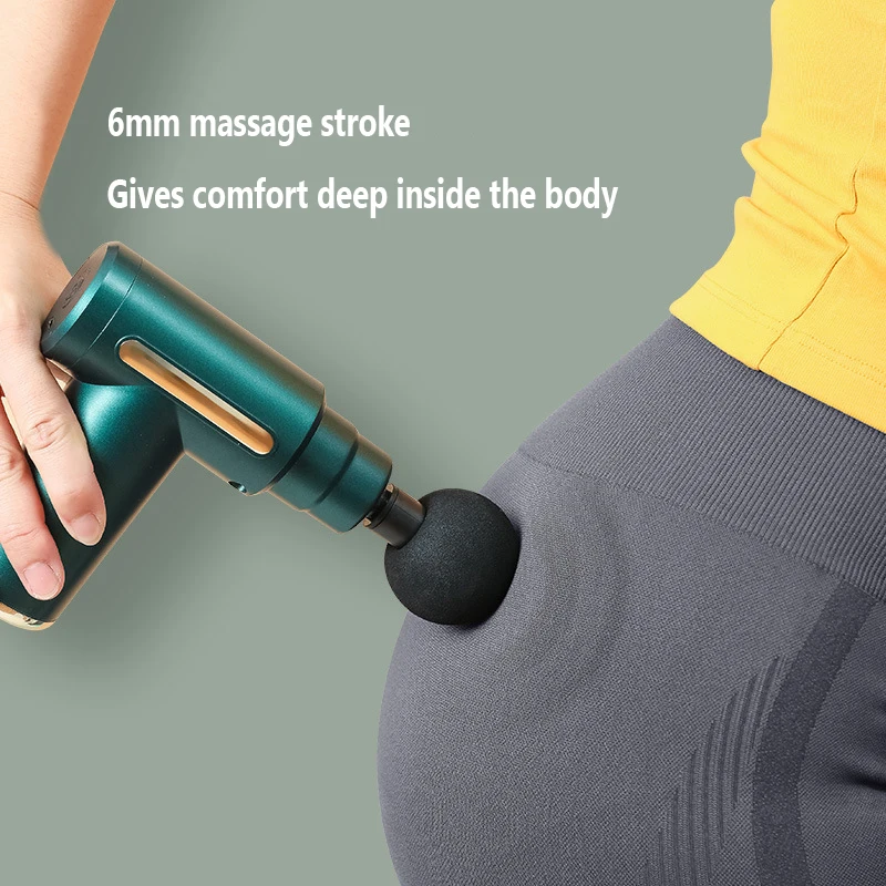 2025 Fascia Gun Muscle Relaxation Massager Portable Pocket Masseur Self-applicable Power Regulation Relieve Muscle Soreness