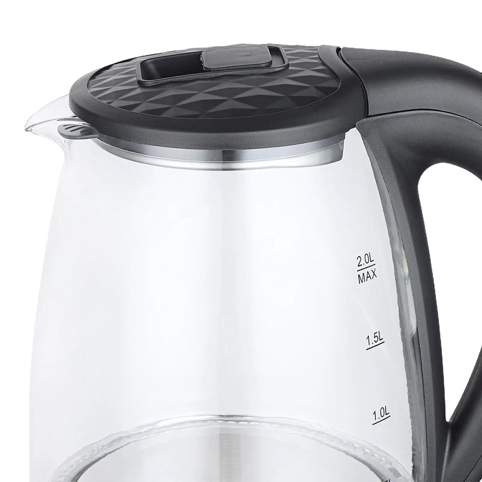 Electric Kettle 2L Stainless Steel Fast Boiling Electric Tea Pot Auto Shut Off Tea Water Boiler for Kitchen Home Hotel Daily Use