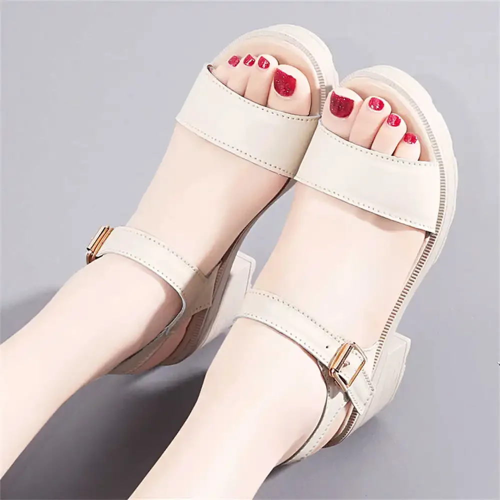 여성용 신발 힐, 여성용 부츠 스니커즈, 스포츠 Sepatu Flatas Tenid, 미끄럼 방지, 어두운 두꺼운 바닥