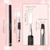 Makartt Poly Extension Gel Brush & Picker, Dual-Ended Brush Pen Tool for Nail Gel, Acrylic Gel Nail Brushes 5