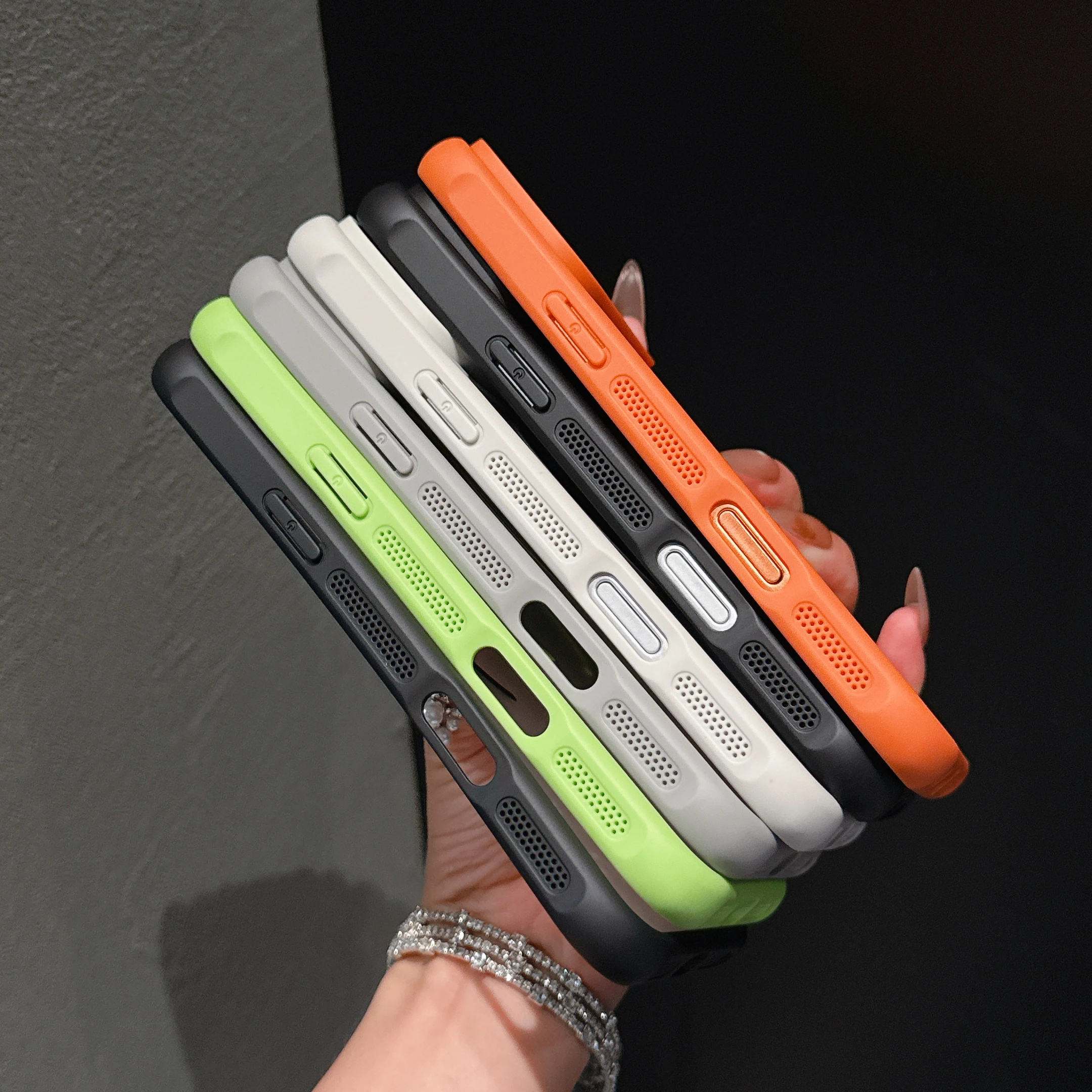 Rugged Armor Shockproof Matte Translucent Phone Case with MagSafe Compatibility
