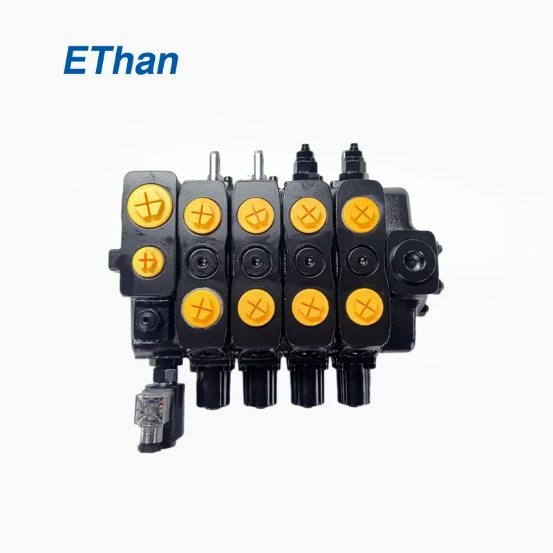 DLP180 Multiple Directional Solenoid Pressure Control Valves 24V Hydraulic Joystick Valve For Walvoil Yuken Tractor