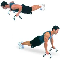 1 Pair Pushup Bars Stands Slip-Resistant Comfort Foam Grip Fitness Exercise Men Strength Workouts - Image 2