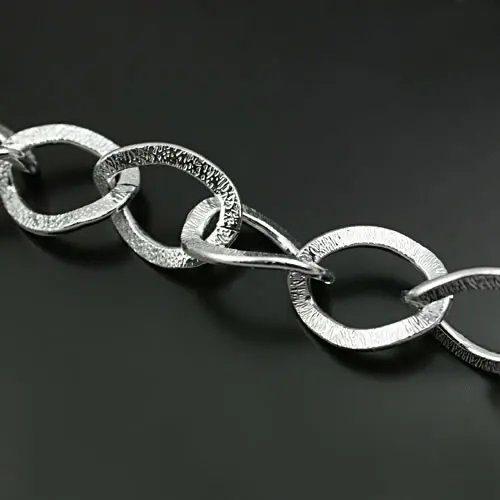 폭 16MM 19MM 21MM 25MM 알루미늄 엠보싱 확장 체인 연결 체인 DIY 쥬얼리 목걸이 부자재 액세서리