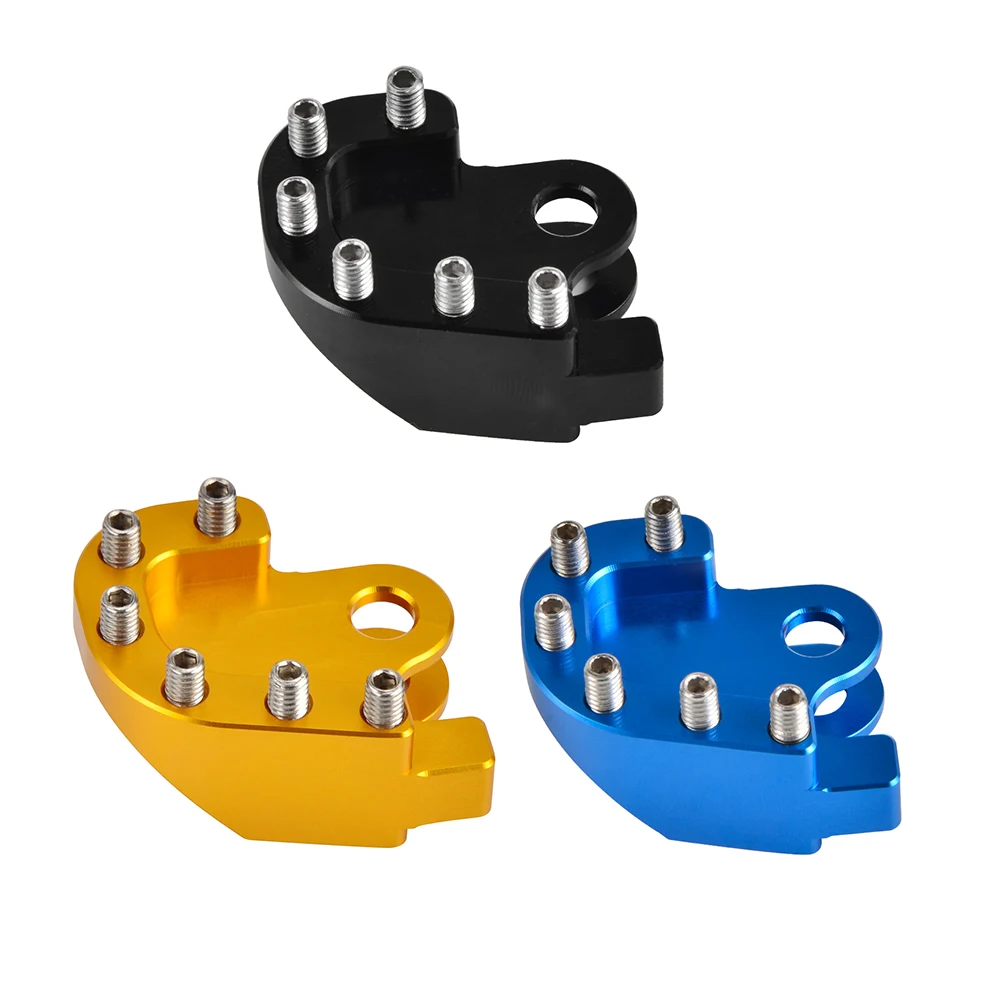 Motorcycle Rear Brake Pedal Lever Tip Extension Plate For Suzuki DRZ400 DRZ400E DRZ400S DRZ400SM 2000-DR-Z 250 RM motorcycle accessories motorcycle foot pedals