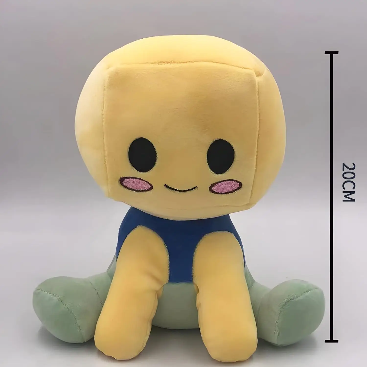 Blox Buddies Plush, 7.8" Blox Buddies Noob Buddy Plushie Toys for Fans and Friends Beautifully Plush Doll Gifts 3