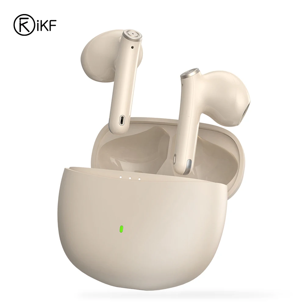 

iKF Find Air 5 Bluetooth Earbuds Wireless Noise Cancellation HiFi Sound Dual Host Bluetooth V5.3 30 Hours Battery Life