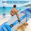 Inflatable Stand Up Paddle Board for Adults,450lbs Load Capacity,Non-Slip EVA Deck,Complete Kit with carrying Bag, 335x86x15 cm