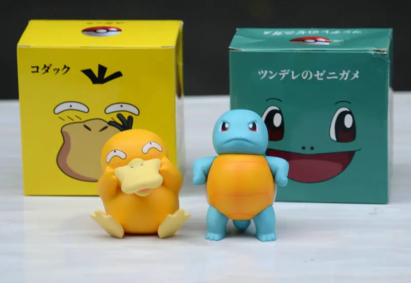Pokemon Anime Tsundere Squirtle Funny Psy Duck Cartoon Cute Hand Model