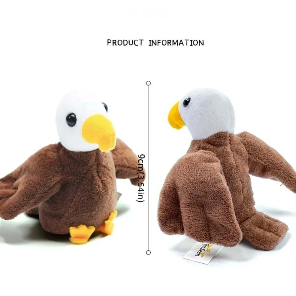 Peacock Owl Bird Finger Puppet Plush Doll Storytelling Parrot Finger Doll Kawaii Simulation Animal Hand Puppet Interactive Toy
