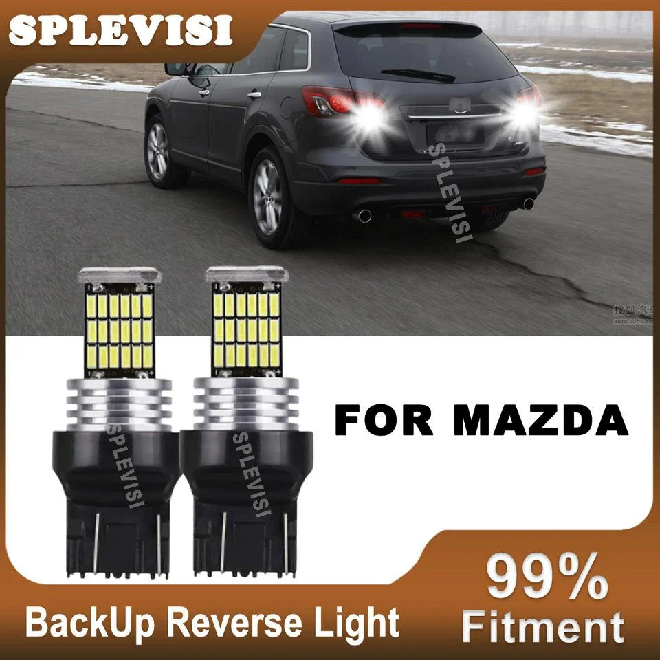 

2pcs LED Reverse Light Backup Lamp W21W 7440 T20 Canbus For Mazda 3 BK BL BM BN 5 6 GH GJ CX-7 CX7 CX-9 CX9 MX-5 MX5 RX-8 RX8