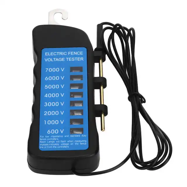 Elektromos Kerítés Tesztelő Több Könnyű Feszültség Detektálási Hordozható 8 Lámpa A Mezőgazdasági Ellátáshoz Abs 7000 V -Os Lóállat -Kerítéshez - Image 6