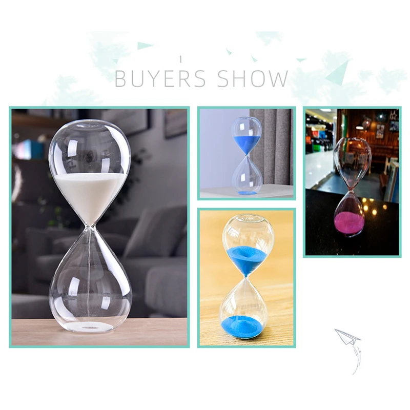 Sand Timer 5/30/60 Minutes for Home Decoration Children Gift