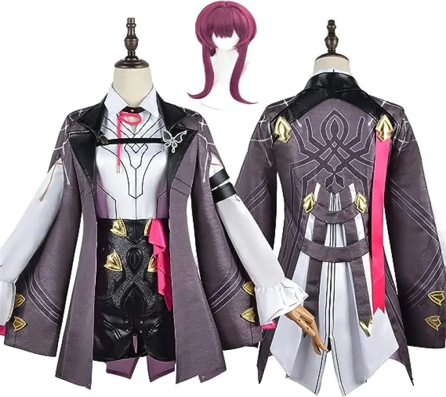 

Game Honkai Star Rail Kafka Cosplay Shirt Shorts Coat Halloween Outfits for Womens Uniform Full Set