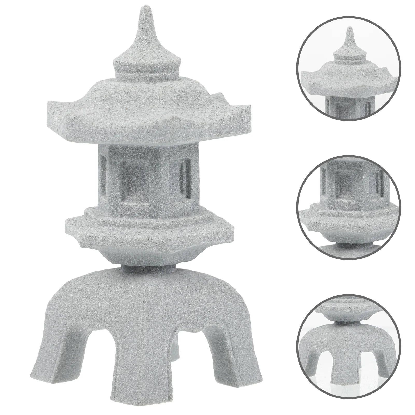 

Micro Landscape Decoration Stone Lamp Shaped Aquarium Ornament Asian Decorations