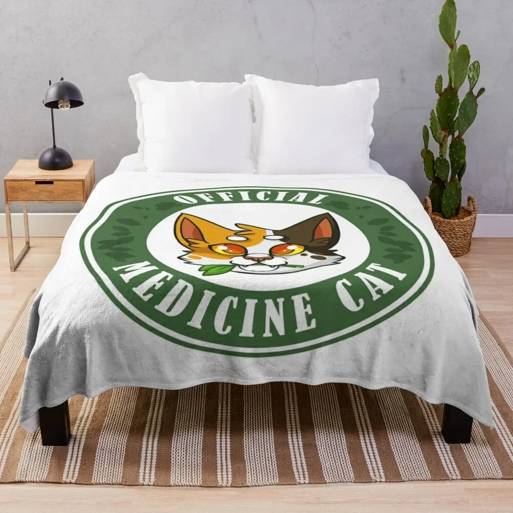 Medicina Ufficiale Cat - Warriors Badge Throw Coperta Moving Luxury Throw Comforter Coperte