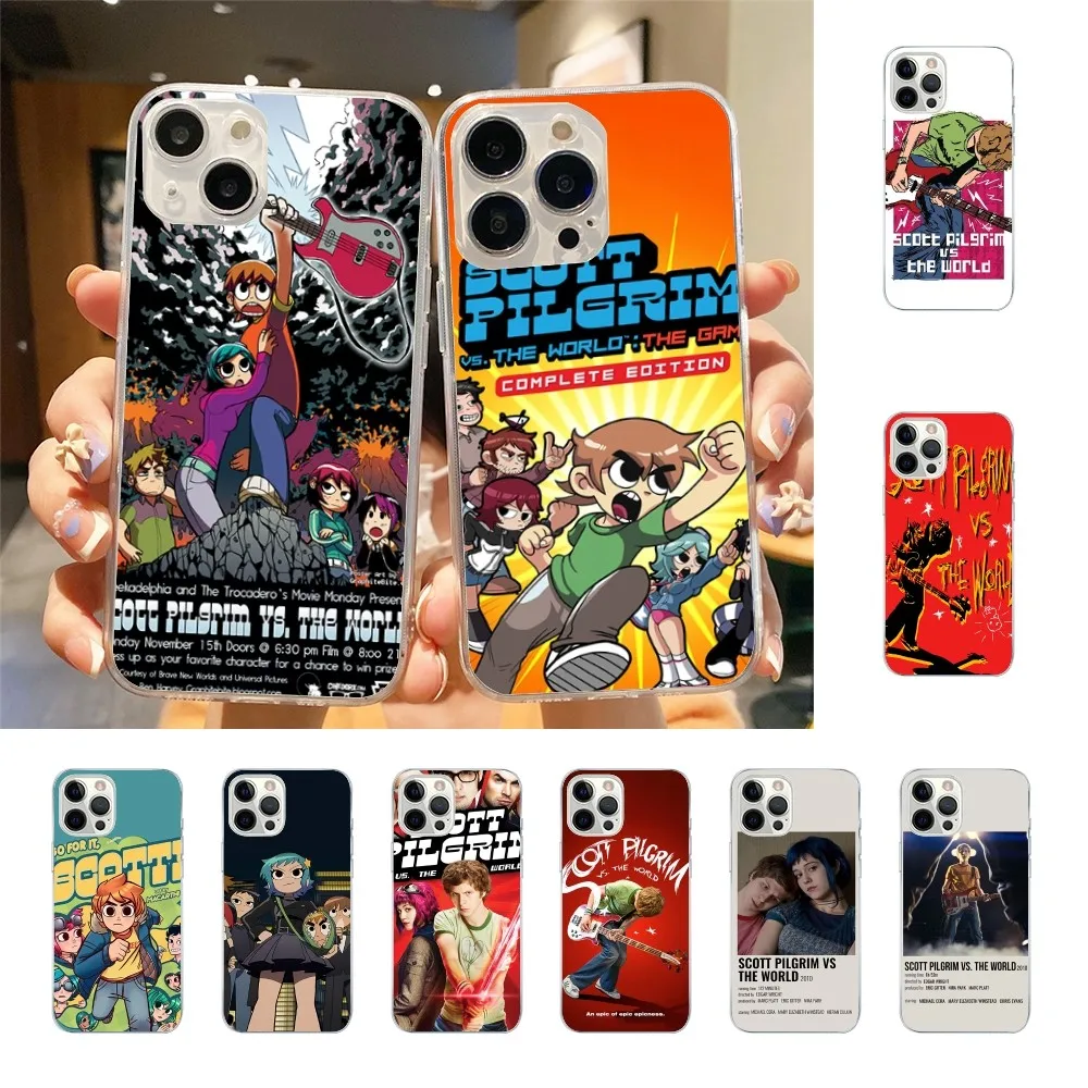 Scott Pilgrim Vs The World Custodia Per Telefono Per Iphone 15 11 13 14 Pro Max 7 8 Plus X Xr Xs Max Se2020 12Mini Cover Trasparente