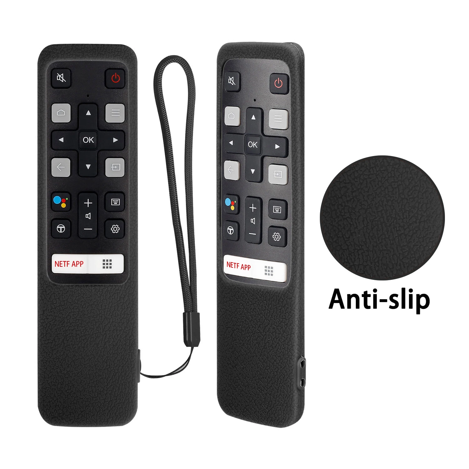Voice Remote Control Protective Case for TCL Android 4K Smart TVs