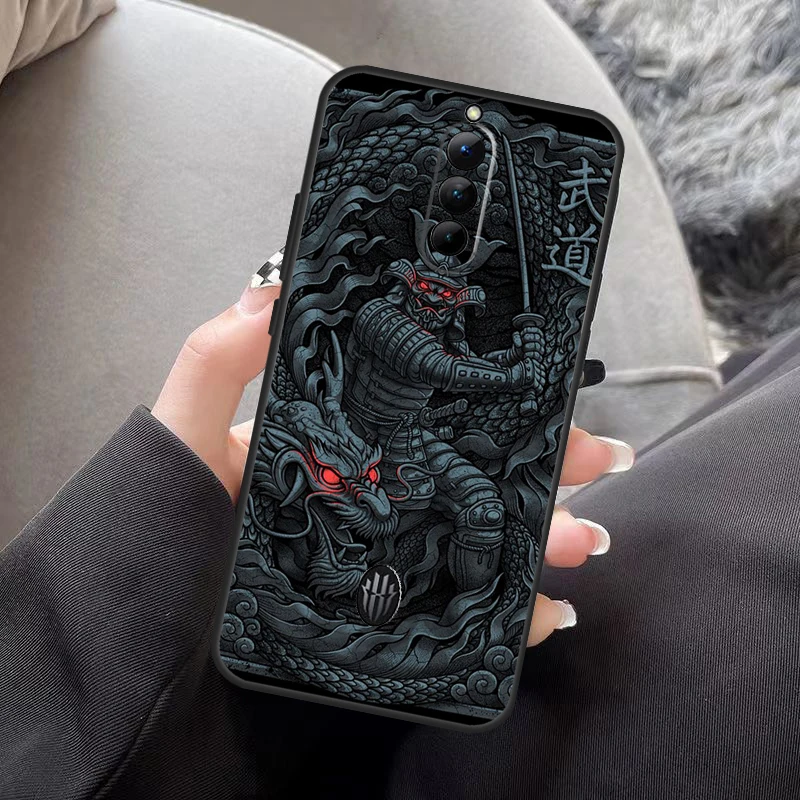 Anime Japanese Samurai Phone Case - Artistic Back Cover Design