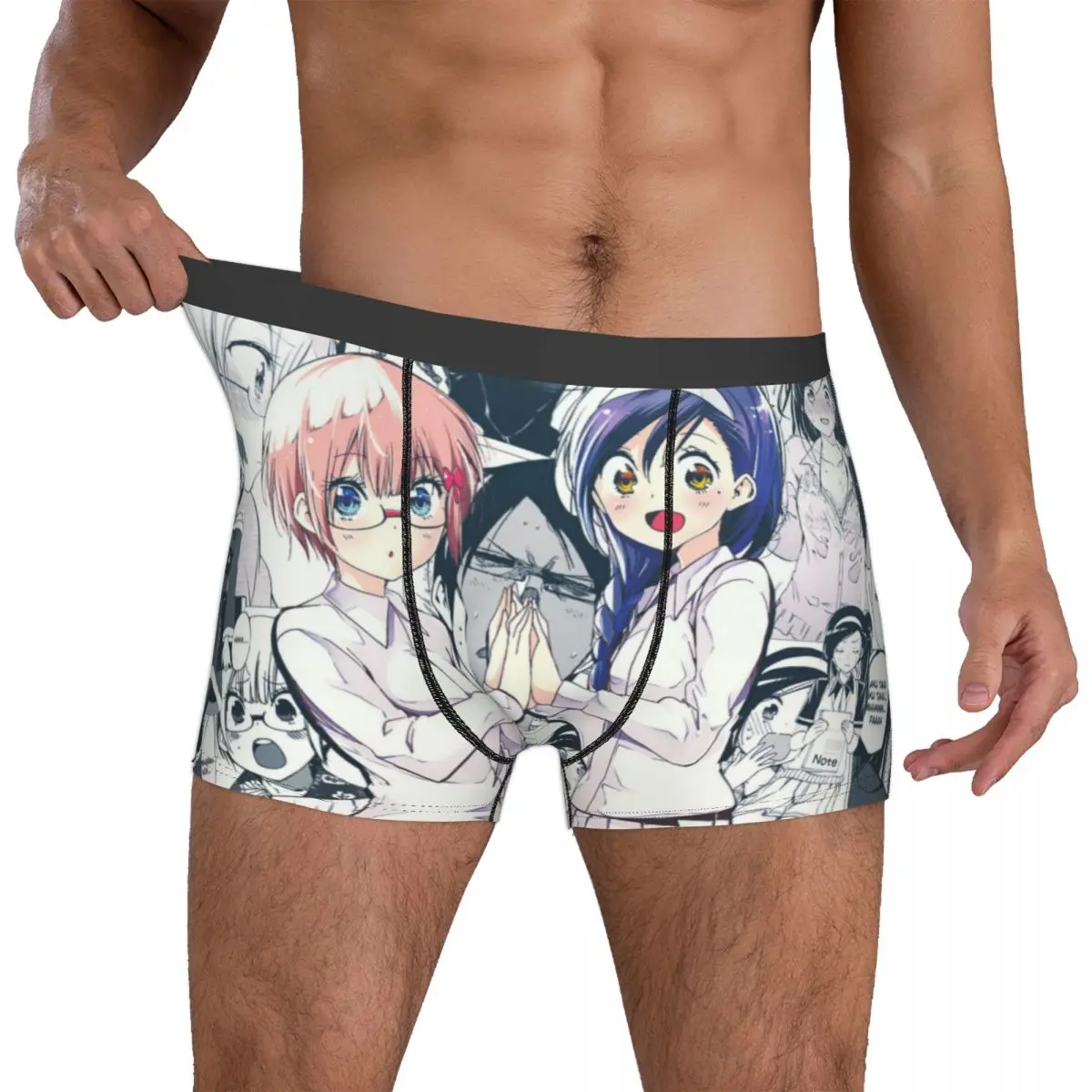 Boku Ben Fumino Furuhashi Men Boxer Briefs Underpants Manga Cut Highly Breathable Top Quality Sexy Shorts Gift Idea 4