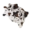 2025 Newest Arrival PV Velvet Imitation Animal Skins Rugs and Carpets Cow Zebra Carpet 110*75cm Carpets For Living Room Bedroom 1