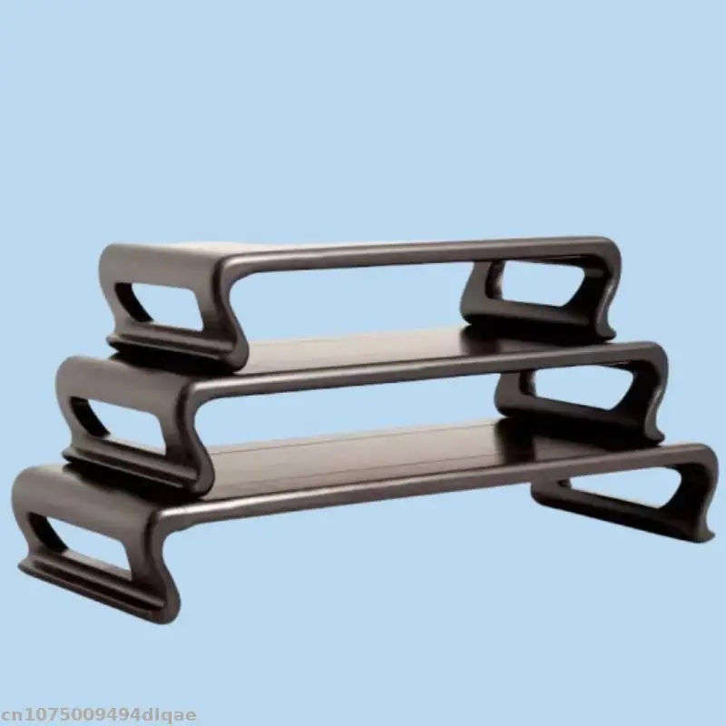 Natural Wooden Carving Display Stand Incense Burner Display Stand Mini Sculpture Standincense Burner Vase Plant