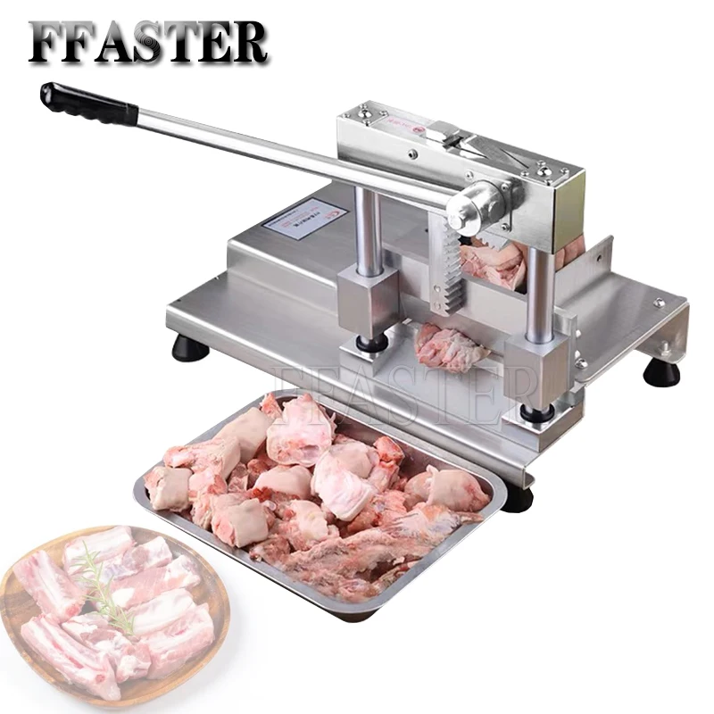 

Manual Bone Cutter Slicer Meat Slicer Chicken Duck Fish Lamb Bone Cutting Machine Stainless Steel Commercial Household