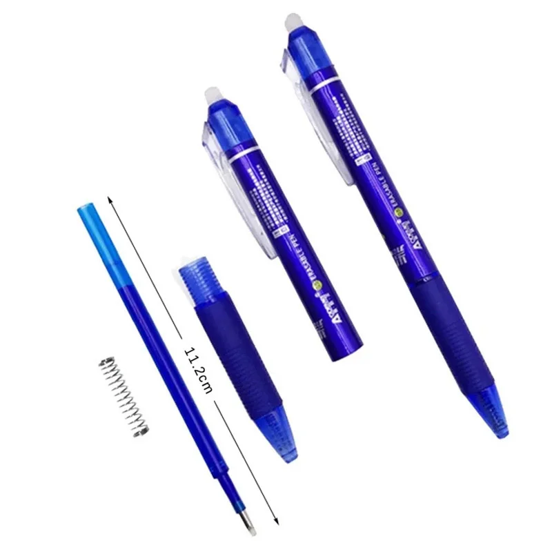 23pcs/set Ink Erasable Gel Pen with Refill Set Office Writing Stationery erasable gel pens