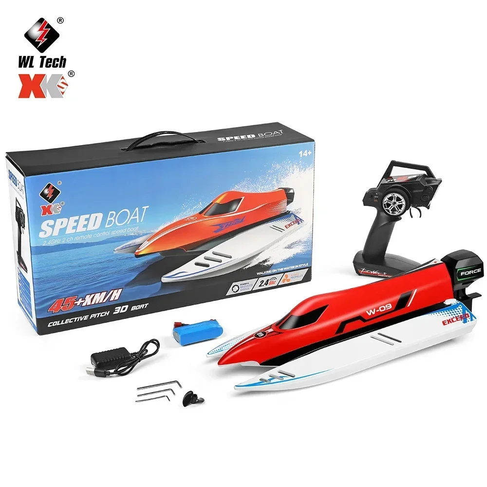 WLtoys WL916 RC Boat 2.4Ghz 55KM/H Brushless High Speed Racing Boat Model Remote Control Speedboat Children RC Toys rc boat