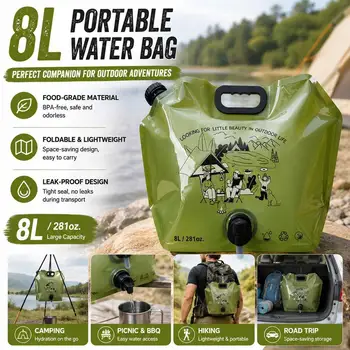 8L Foldable Camping Water Storage Bag 1