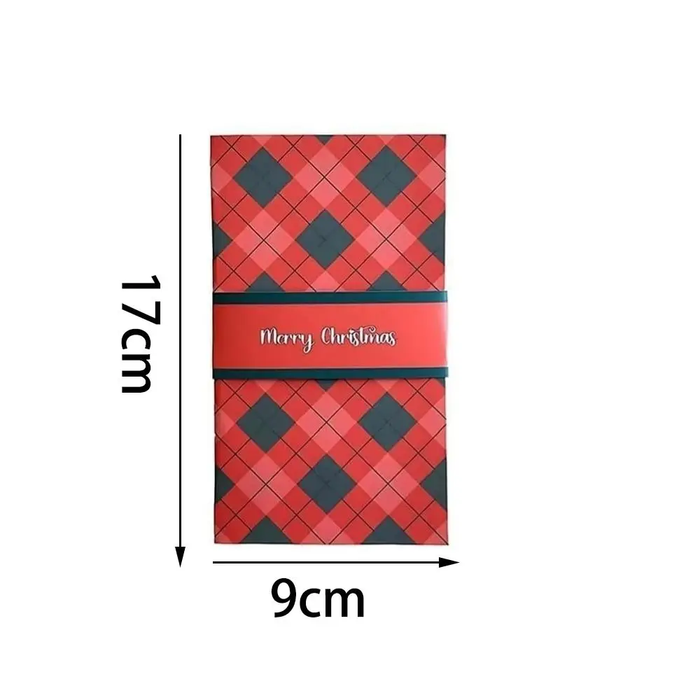 Paper Christmas Gift Card Holder Book with Waterfall Design