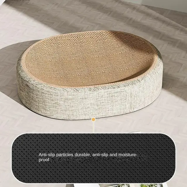 Cat Scratching Board Sisal Pet Scratch Board Nest Kitten Furniture with Non-slip Base Wear-Resistant Pet Supplies for Shelter 4