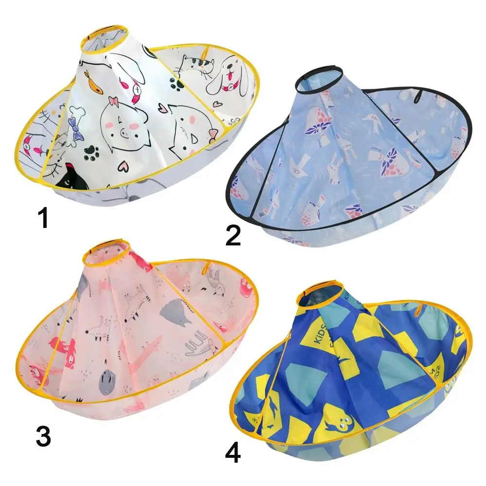 Colorful Kids Hair Cutting Cape Foldable Waterproof Hair Cutting Gown Reusable Cloak Umbrella Hair Cutting Tools