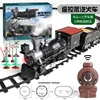 2.4G Remote Control Electric Rail Train Set Children's Retro Nostalgic Creative Christmas Model Children's Toy Christmas Gift 4
