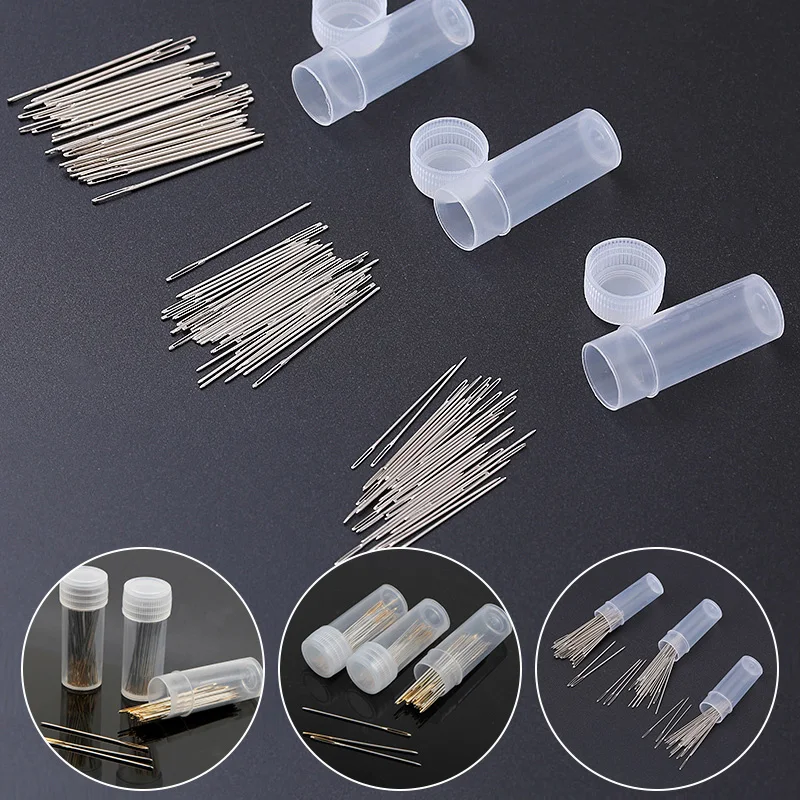 Cross Stitch Needles 30pcs 22# 24# 26# Embroidery Fabric Stainless Steel Multi-size Tail Durable Home Diy Sewing Craft Tools