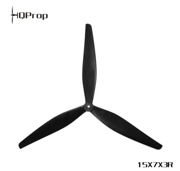 Hélices HQProp 18x9x3 1 paire, vue détaillée des pales profilées