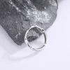 Sterling Silver Twisted Wire Rings For Women