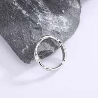 Fashion 925 Sterling Silver Simple Twisted Wire Rings For Women Wedding Fine Jewelry Gift Wholesale - Image 4