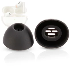 Premium Silicone Ear Tips for Enhanced Comfort in Wireless Earbuds (White)