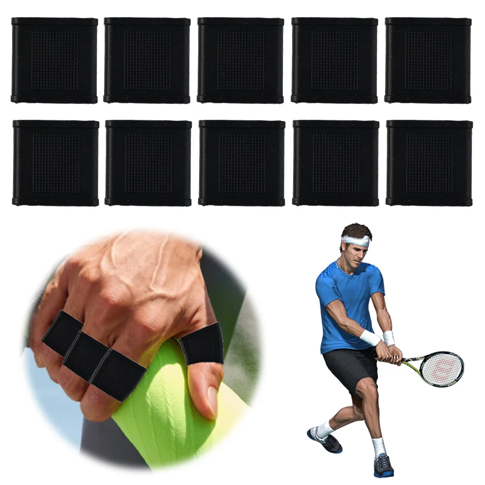 10 Pcs Set Silicone Golf Finger Sleeves Sports Non-Slip Hand Protector Protective Cover for Basketball Baseball Tennis Bowling