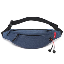 Unisex Canvas Travel Waist Bag with 4 Pockets (T2003PB)