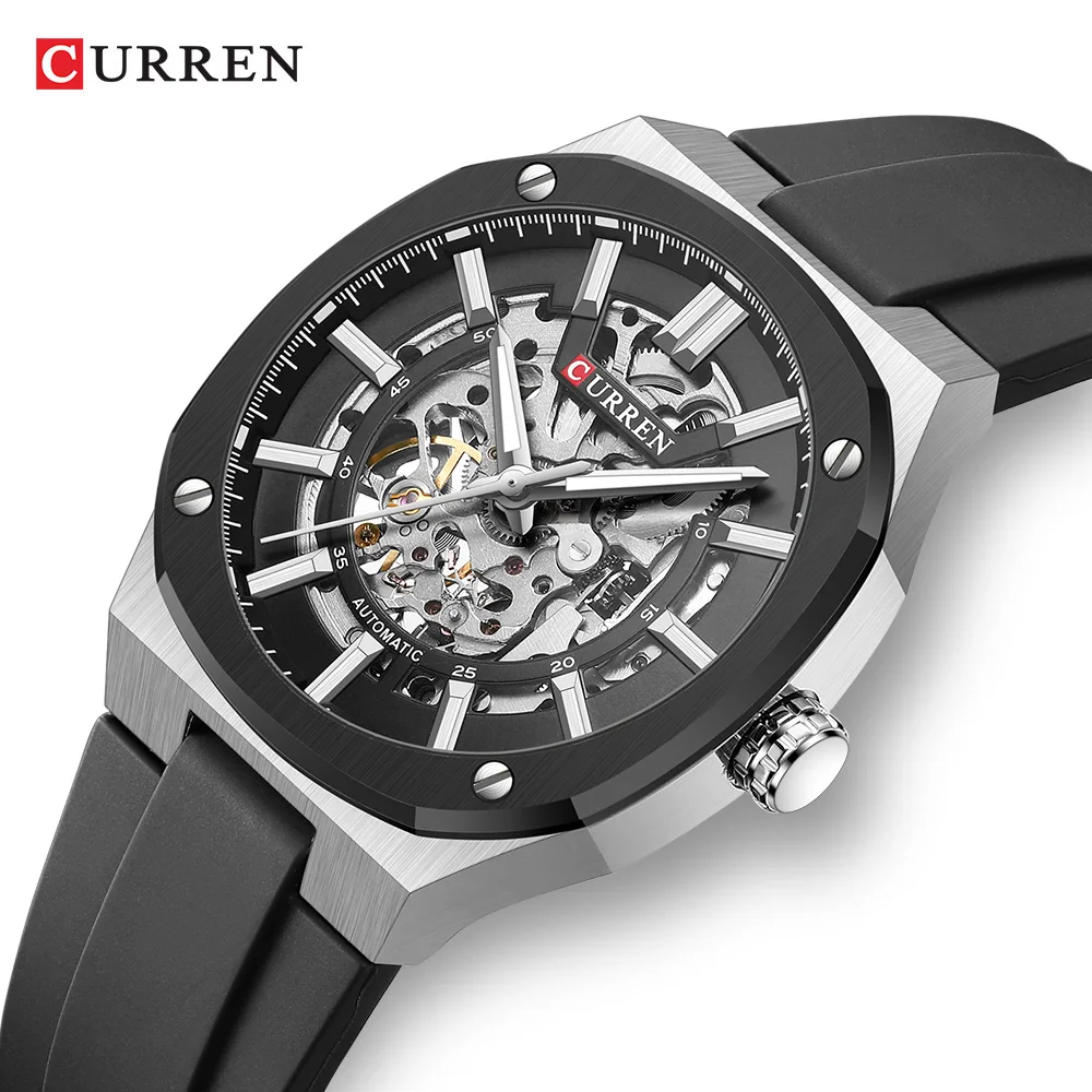 CURREN 8485 Brand New Automatic Mechanical Watches for Man