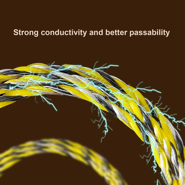 400 M/Tekercs Elektromos Kerítés Poli Huzalkötél A Mezőgazdasági Állatok Számára Ranch Lovak Szarvasmarha -Juhállat -Kerítés Szerszámok - Image 5