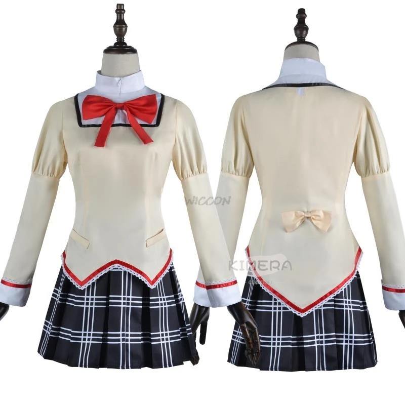

Одежда для косплея Puella Magi Madoka Magica, обувь, школьная форма Kaname Madoka Akemi Homura Tomoe Mami Miki Sayaka Сакура Кёко