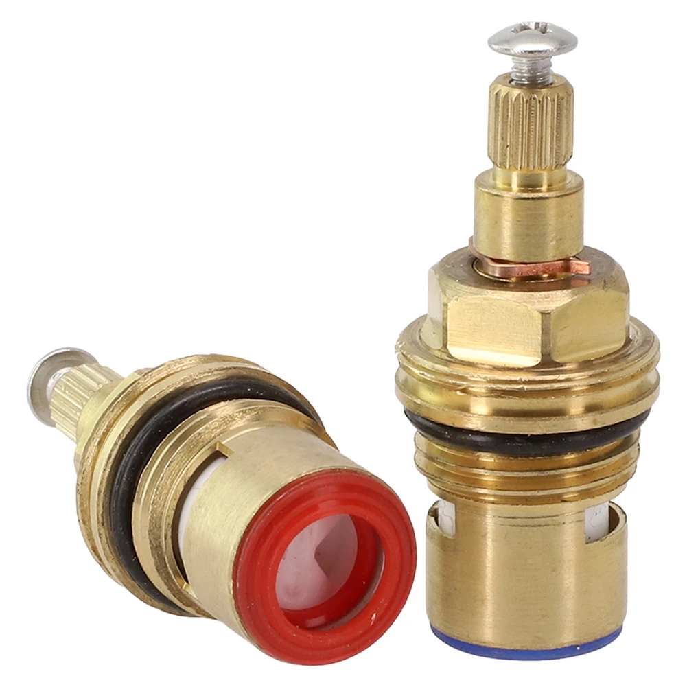 

1 Piece Ceramic Faucet Cartridge Disc Quarter Turn Valve Faucet Cartridge 1/2 Inch Threaded Faucet Cartridge Parts