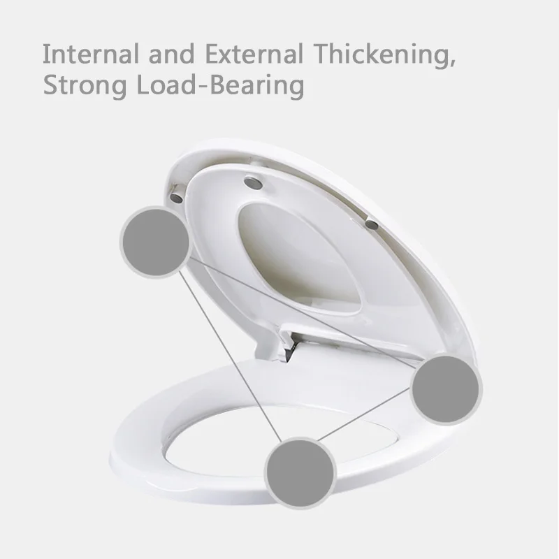 Universal Child Adult Toilet Seat Cover Children's Potty Training Cover Prevent Falling Toilet Lid Kids PP Double Layer Baby Pot 4