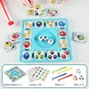 Children Education Learning Toys Fruit Sticking Game Card Dice Board Game Color Shape Cognition Party Competition Game Kids Toys 2