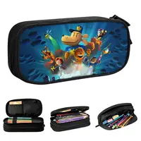 Dog Man Dogman Movie Comic Pencil Cases Cartoon Animals Pen Box Bags Student Large Storage Students School Zipper Pencilcases 1