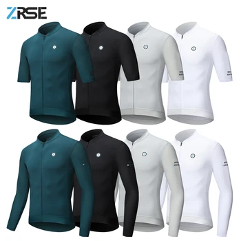 ZRSE Men's Long Sleeve Cycling Jersey – UPF 50 1